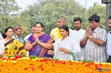 NTR Family Visit to NTR Ghat 2016